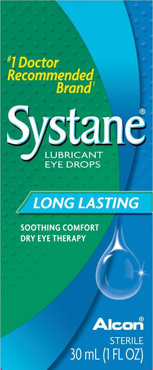 Systane Long Lasting Lubricant Eye Drops, 30-mL