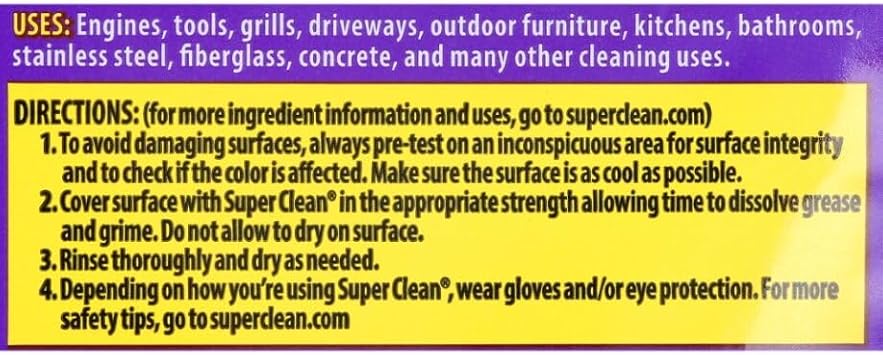SUPERCLEAN Engine Degreaser - 3.8 L