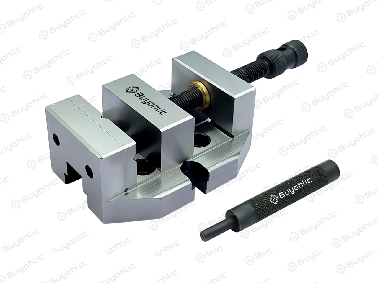 Buyohlic Morsa di precisione in acciaio per rettifica larghezza ganascia 60 mm
