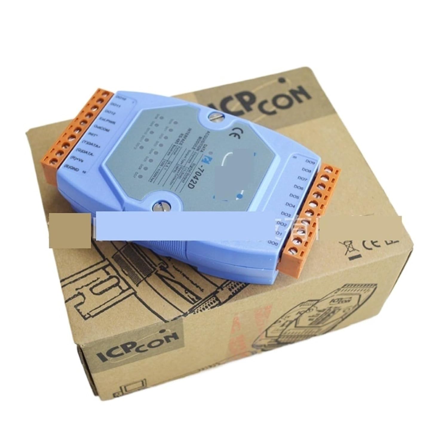 1 Piece I-7042D/7043D Communication Module 13-Way Isolated OC gate Output Module Current Source with LED Display(I-7042D)