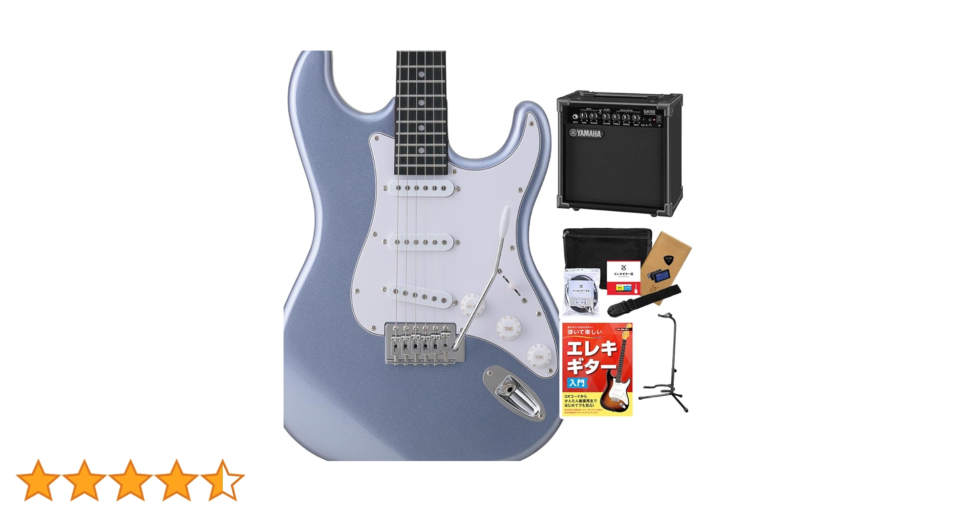 BUSKER’S　ストラトキャスタータイプ　エレキギター　弦は新品に交換済み！ Amazon | BUSKERS BST-Standard BLK ストラトキャスター ロース