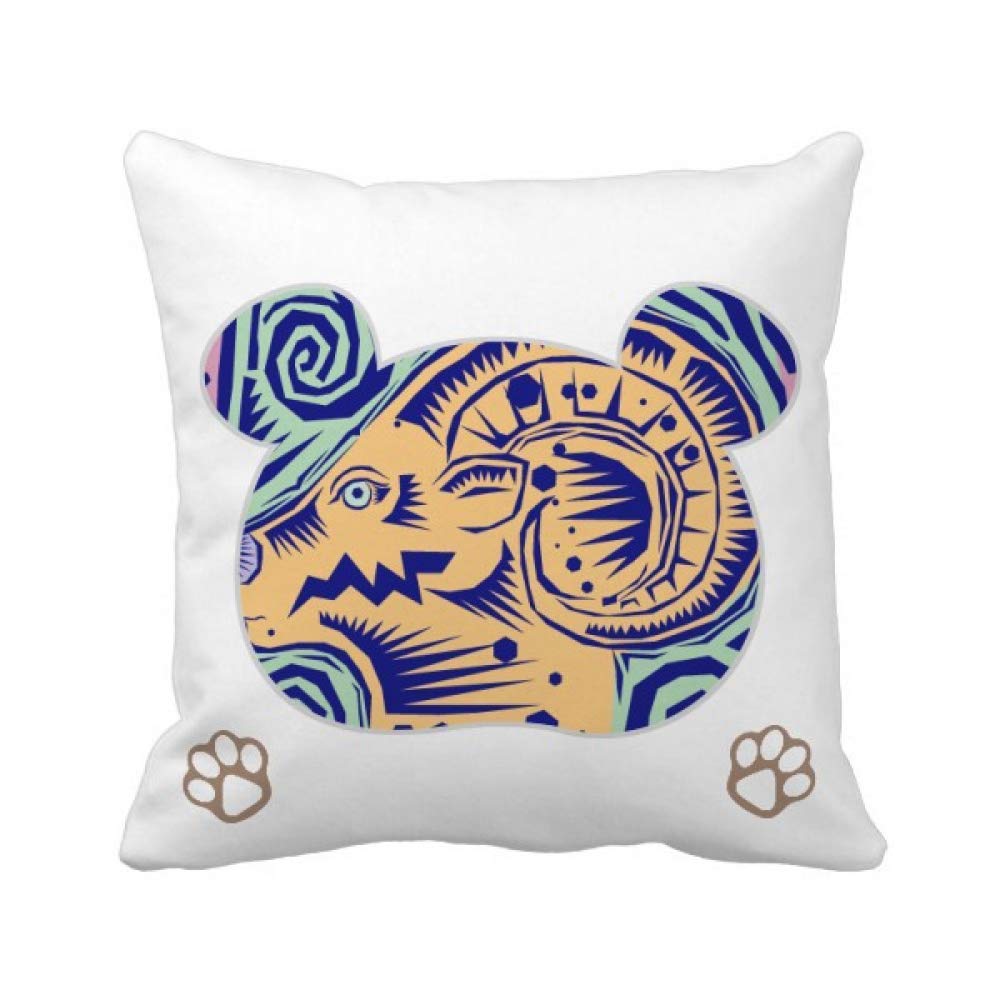 Housse de coussin Capricorne pour une déco de salon cosy et mystique
