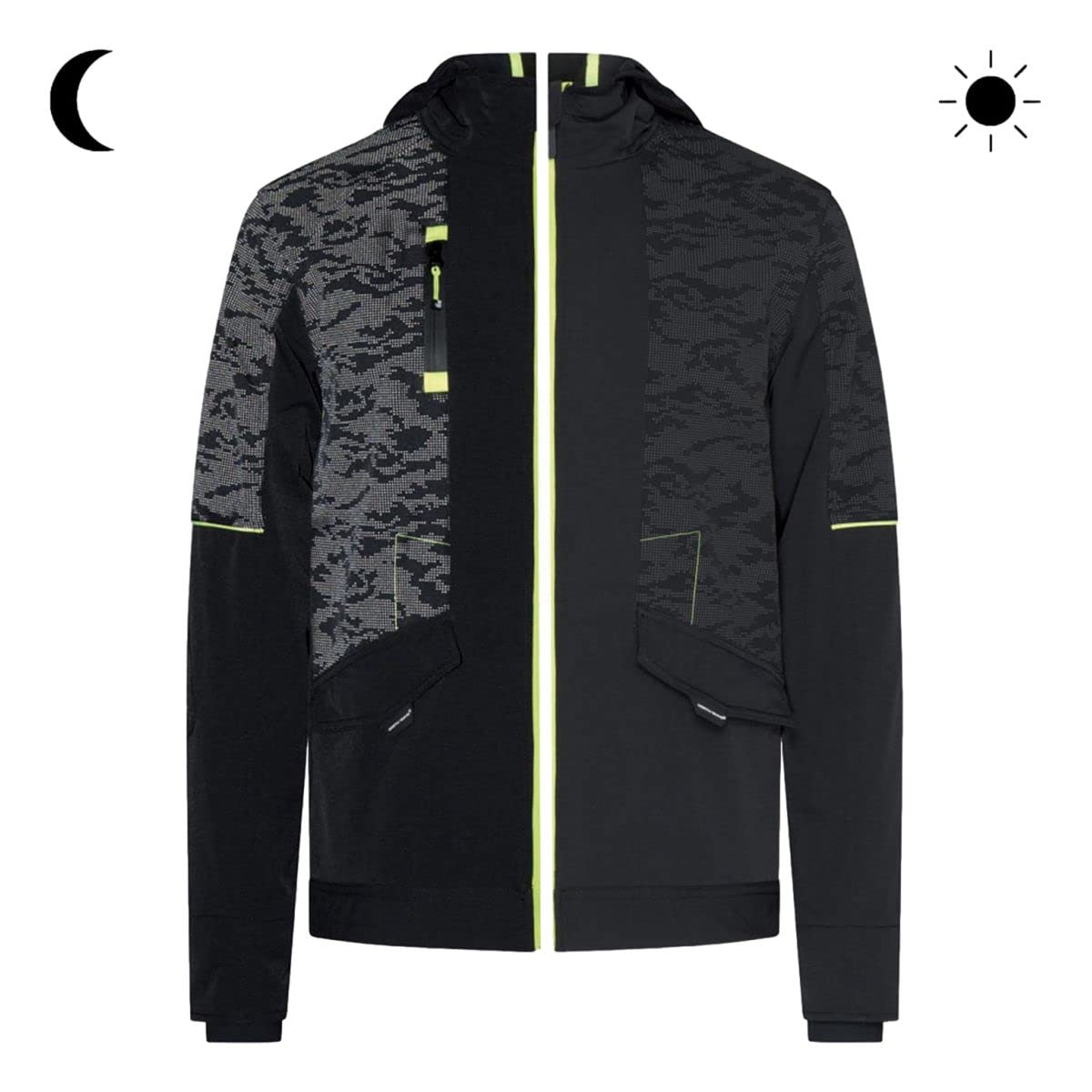 Kurtka robocza North Ways Garcia Black And Yellow Fluo