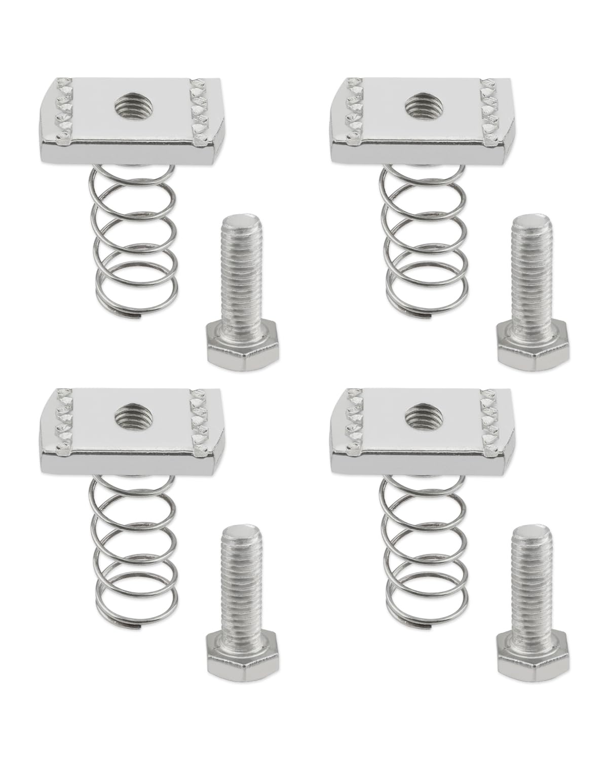 Truck Bed Rail Bolts Nuts Tie Down Mount Cleats Fit for Nissan Frontier 2005-2024 Titan 2004-2024 Utili-Track Bed Rail System Accessories, 4 Set