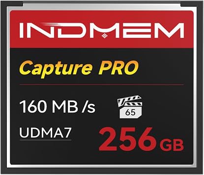 CF Card 256GB High Speed UDMA CF Memory Card Up to 160MB/s Camera Card