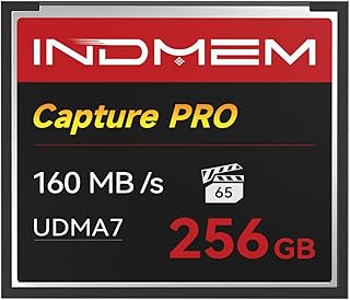 256GB CFカード メモリーカード 高速UDMA 最大160MB/秒のカメラカード 写真家やビデオグラファー用に設計されており、高速連続撮影または4Kビデオ録画をサポート。