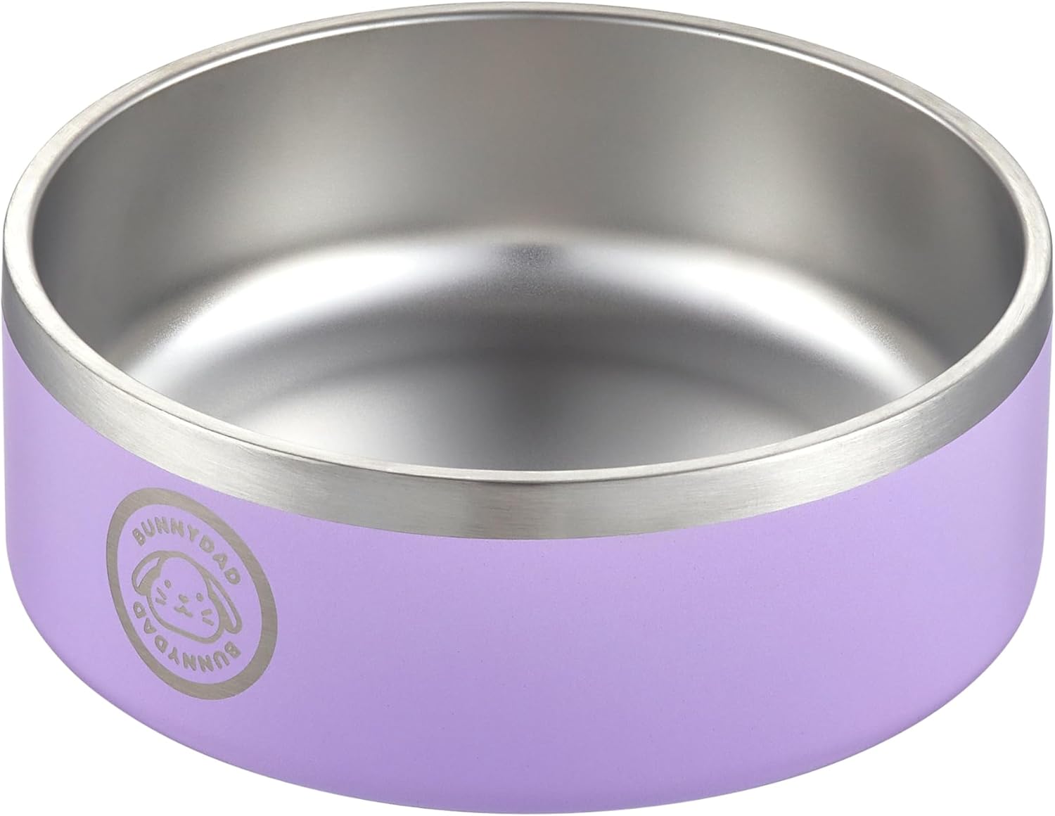BunnyDad Rabbit Feeder Bowl – Stainless Steel Bunny Water Bowl – Non-Slip Guinea Pig Food – Cute Ceramic-Style Small Animal Food & Water for Crates, Cages, Indoor Bunnies & Pets (Baby Yellow)