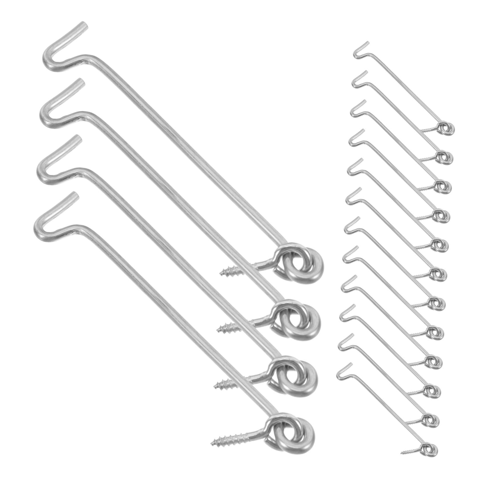 Crochets zinc robustes pour fenêtres avec support de verrouillage intérieur lot de 100