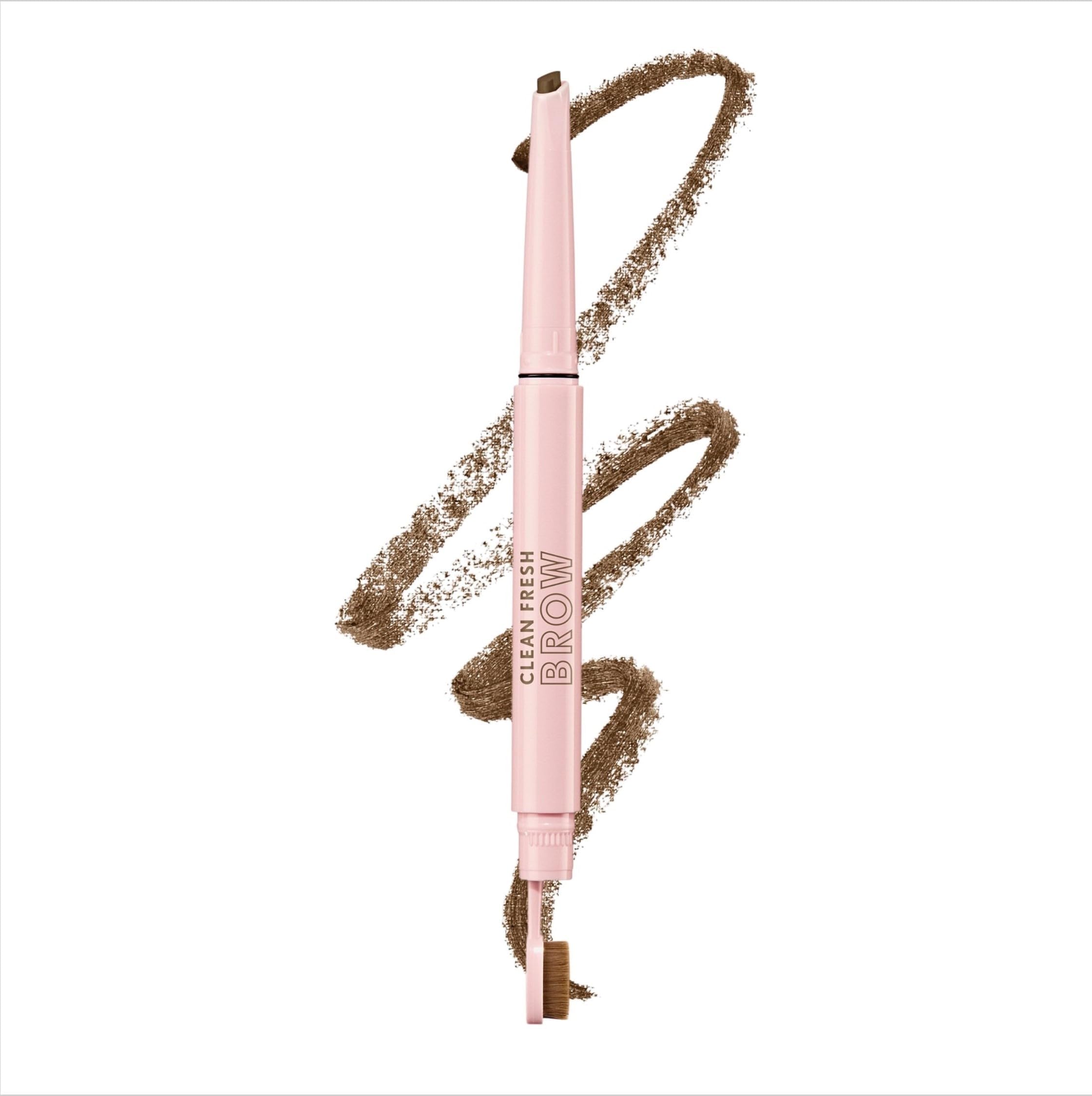 - Clean Fresh Brow Filler Pomade, 400 Soft Brown, Eyebrow Pencil, Ultra-Precise Tip, Creamy Formula, Highly Pigmented, Soft Matte Finish, Vegan Formula, 0.007oz