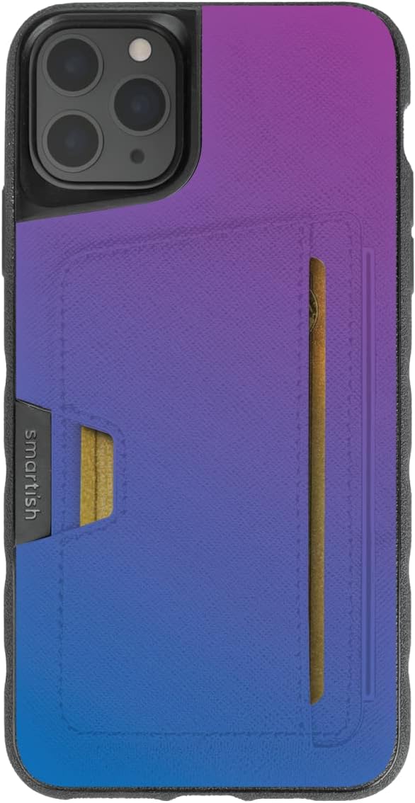 Smartish - Neon Moon - iPhone 16 Pro Max Wallet Case - Wallet Slayer Vol 2 [Slim + Protective Kickstand] Credit Card Holder - Fits iPhone 16 Pro Max