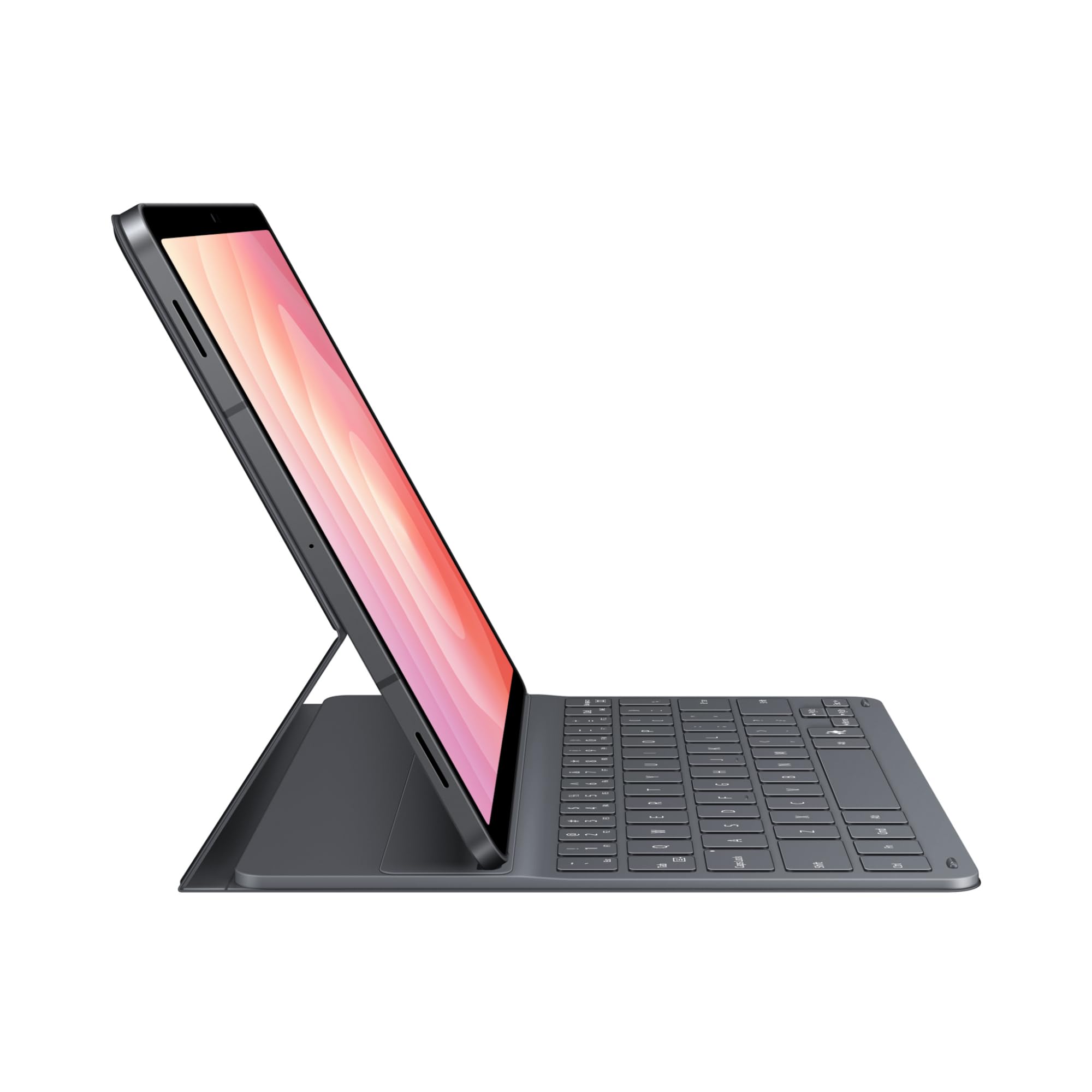 Samsung Book Cover Keyboard Slim EF-DX730 do Galaxy Tab S11 z klawiaturą QWERTZ i przyciskiem AI, etui na tablet, smukła konstrukcja, czarna
