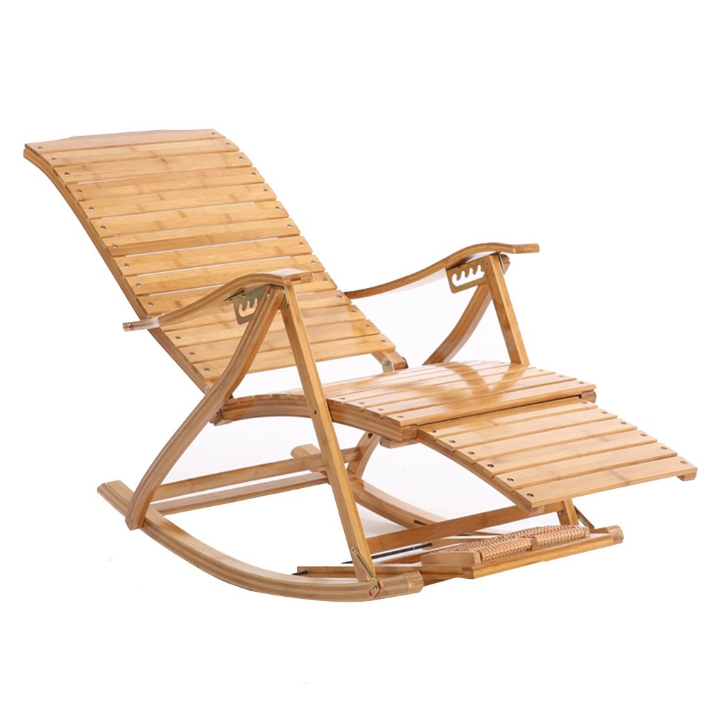 Amazon.co.jp: 竹製ロッキングチェア 大人用昼寝用チェア