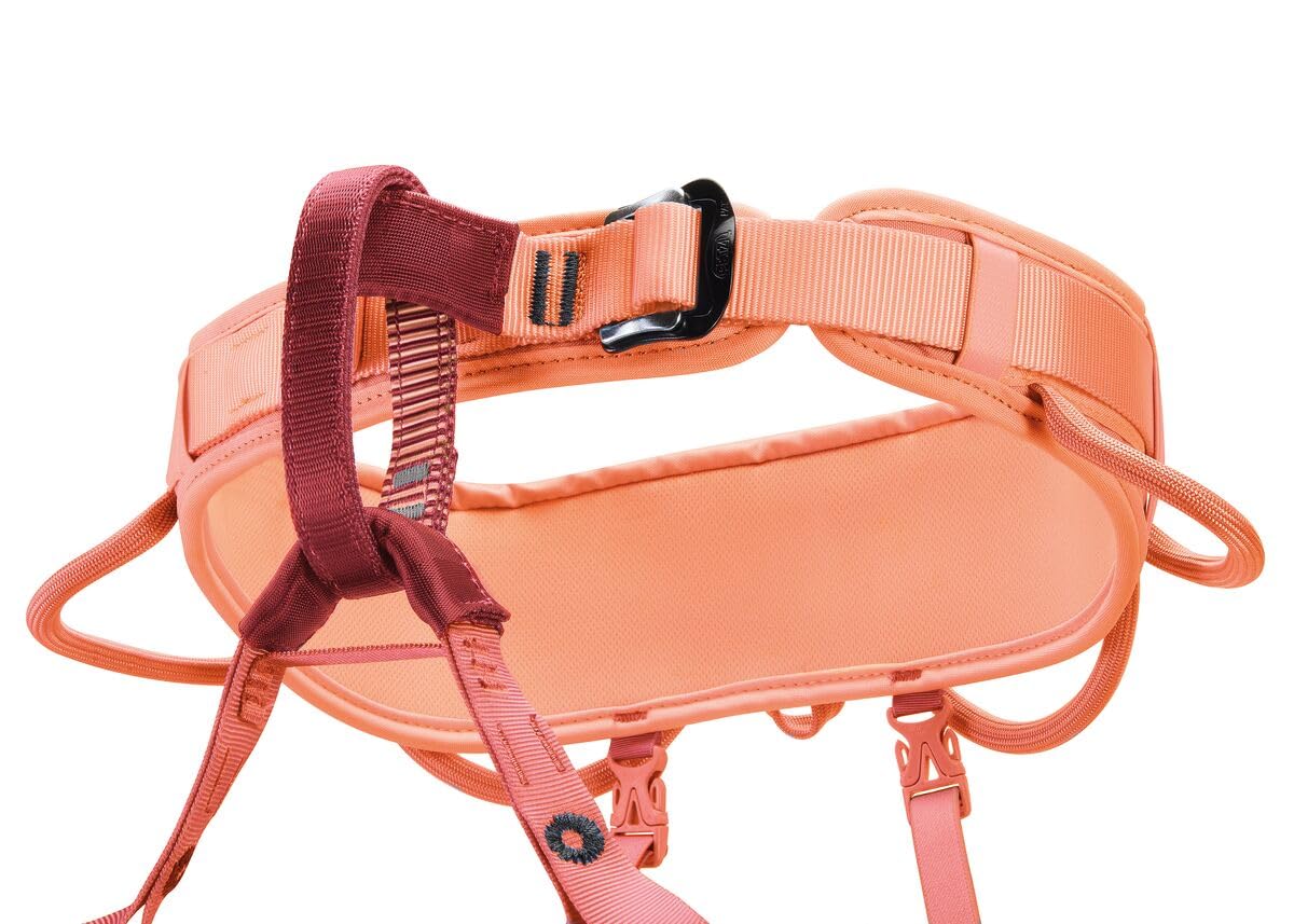 PETZL CORAX LT WOMEN HARNESS CORAL SAND XS pour adultes, avec format pratique, solution polyvalente