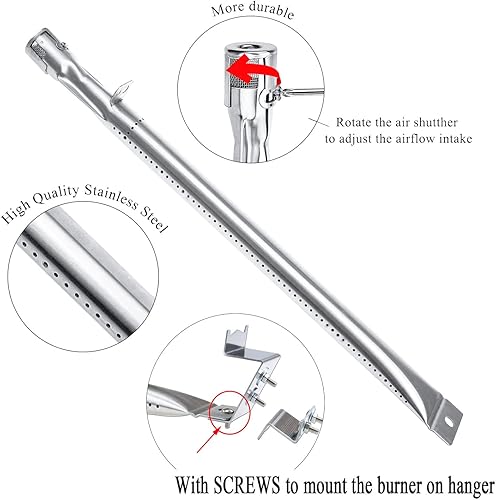 Miniatura 4 de Hisencn Rejilla de calentamiento de parrilla y tubo de quemador de acero inoxidable, tienda de campaña de placa de calor, encendedor para parrilla