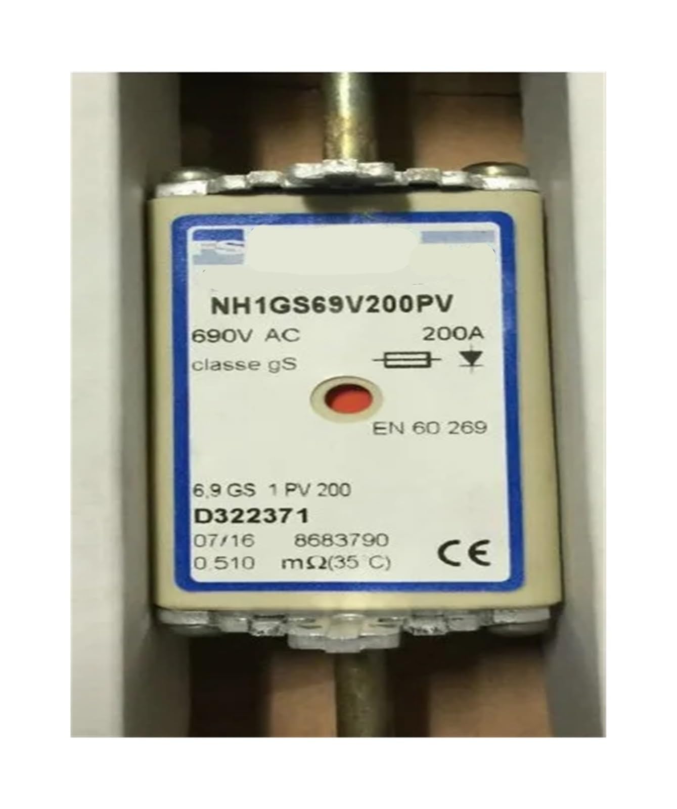 Fusibles NH1UD69V125PV Y320365 et NH1UD69V63PV pour protection de puissance