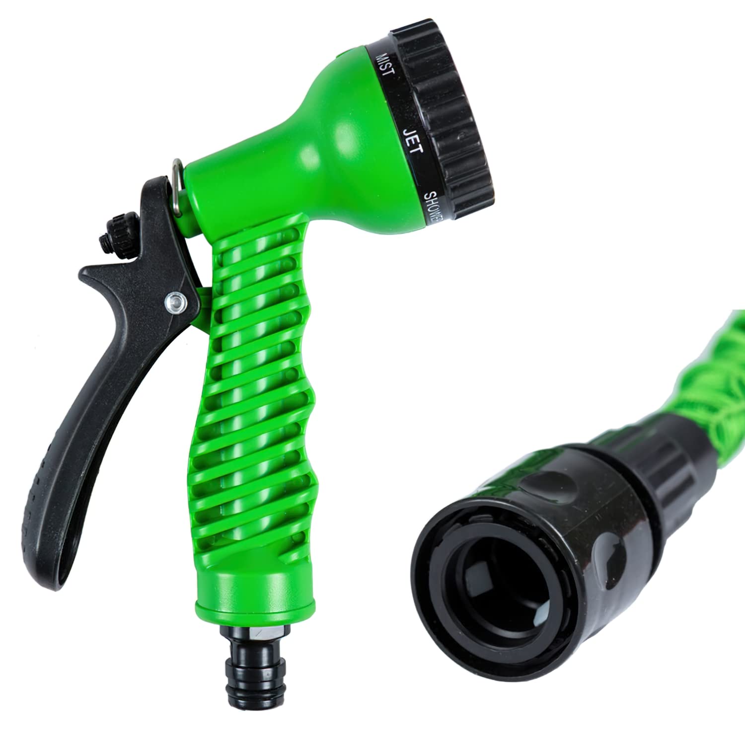 PAPILLON Manguera Extensible Riego 10 a 30 Metros Con Pistola De 7 Posiciones