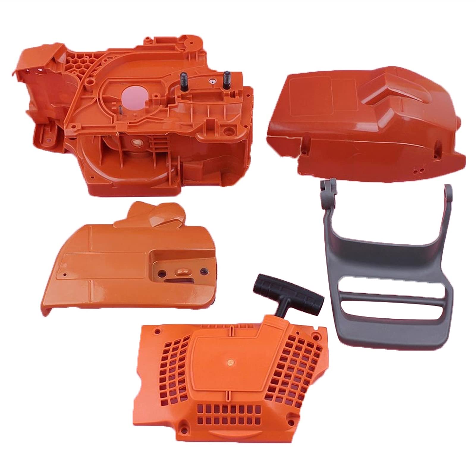 Piezas de motosierra del kit de arranque de retroceso de la cubierta del freno del piñón del cárter, for Husqvarna, 350 345 340 537172001 537172003 Arranque por retroceso de motosierra