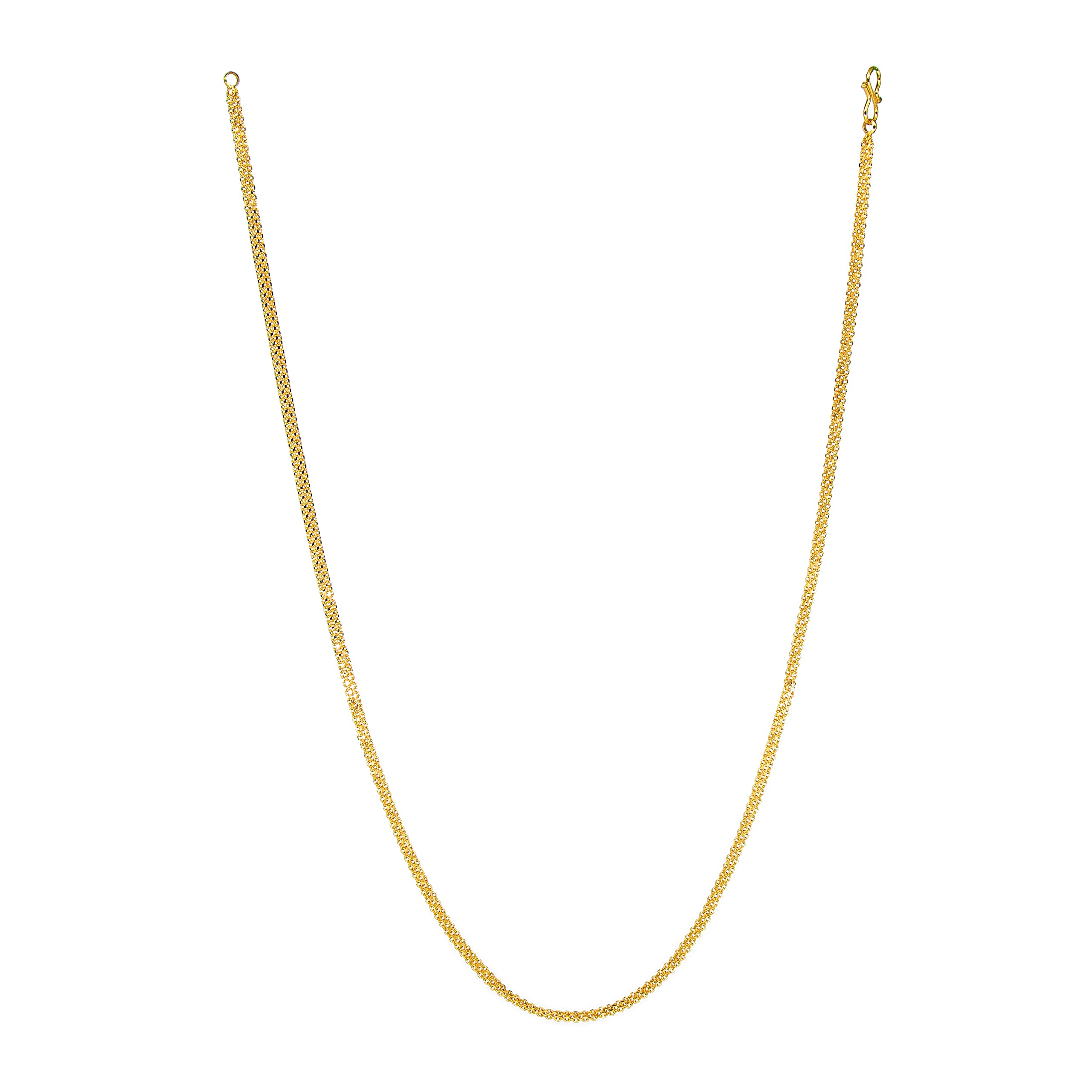 MANIKYA 24 ct Gold Plated 32 inch Coin Chain For Women and Girls (GOLD CHAIN 04) (B0BMXPG6BC) Amazon Price History, Amazon Price Tracker