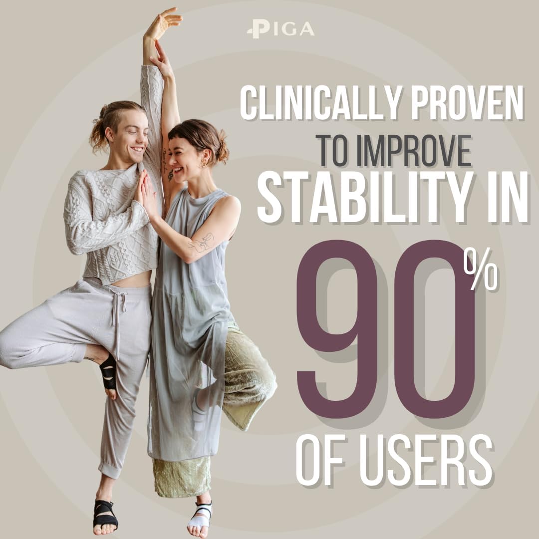 PIGA Toeless Pilates Socks – Non-Slip Grip for Men & Women, Breathable, Durable for Pilates, Barre & Yoga Workouts - Image 7