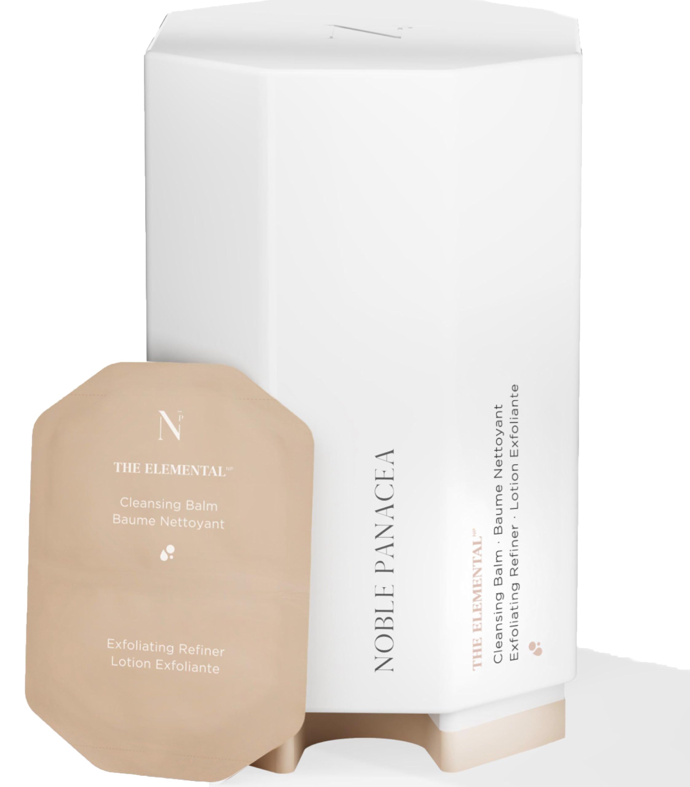 Cleansing Balm and Exfoliating Refiner, The Elemental, 30 Doses
