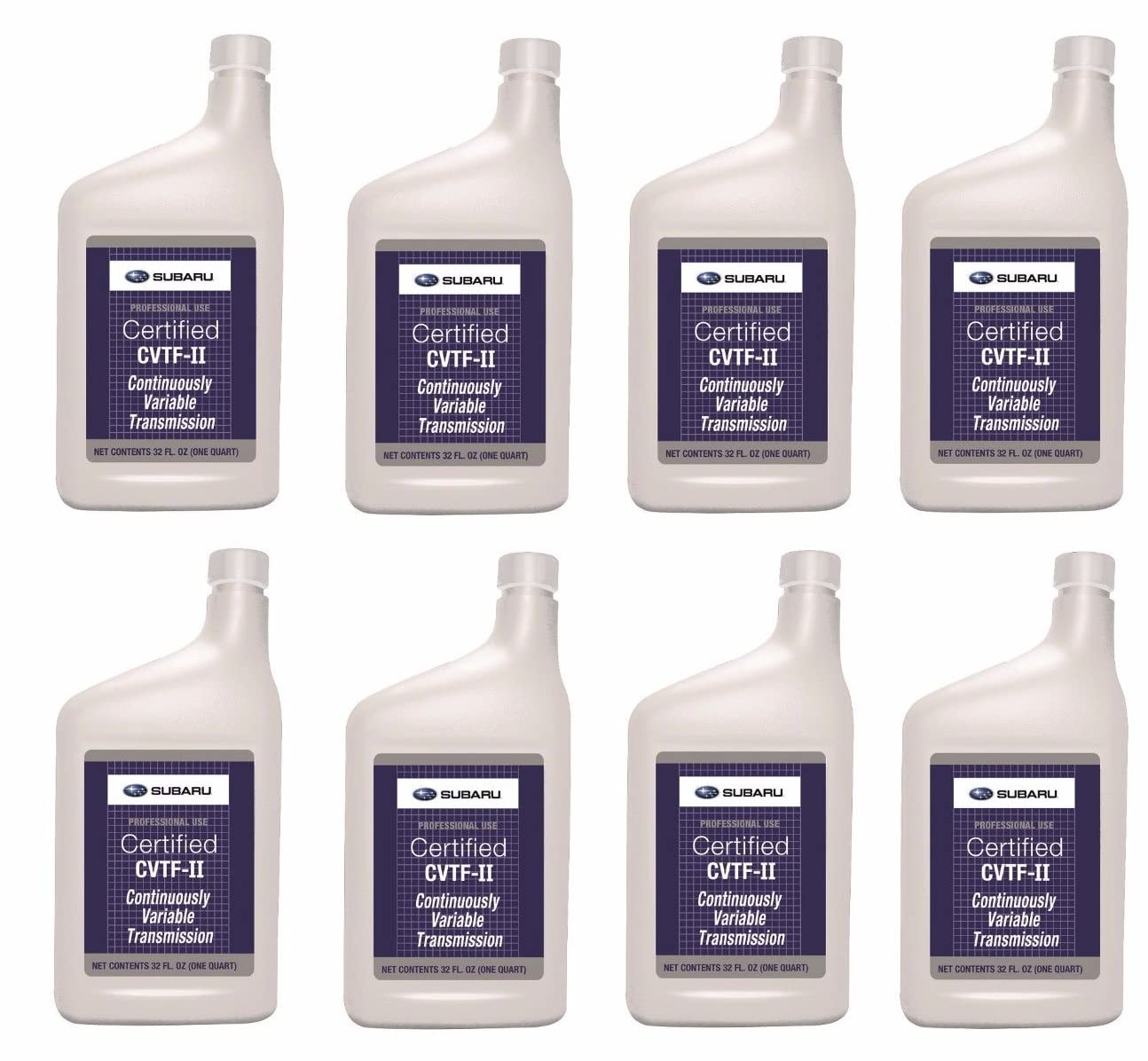 Genuine Subaru CVTF-II CVT Transmission Fluid 8 Quarts - SOA427V1660 OEM AUTO Crosstrek Legacy Outback Forester Impreza