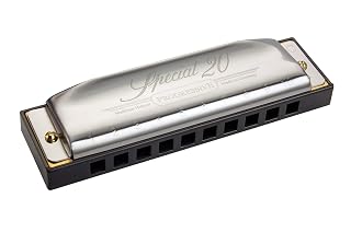Hohner Special 20 Diatonic Harmonica, C-major - Professional, Responsive Reeds, Injection Molded Plastic Comb with Projecting Mouthpiece - Amazon product rated Grade B