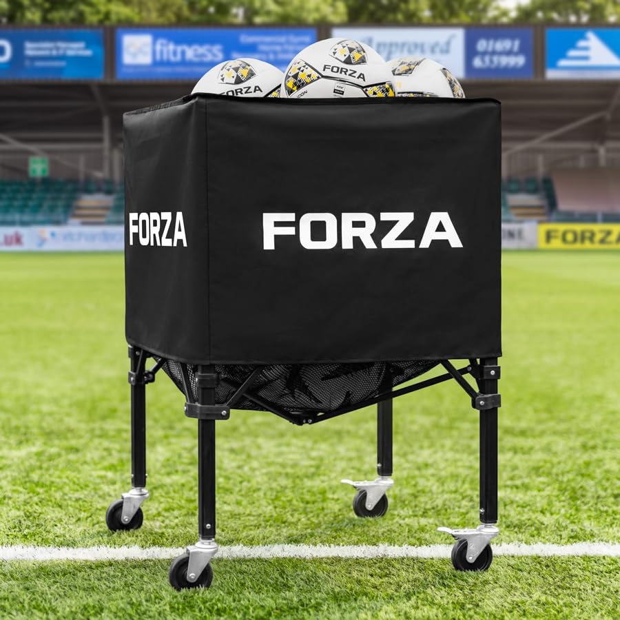 Chariot à balles roulantes en maille durable FORZA avec freins de sécurité