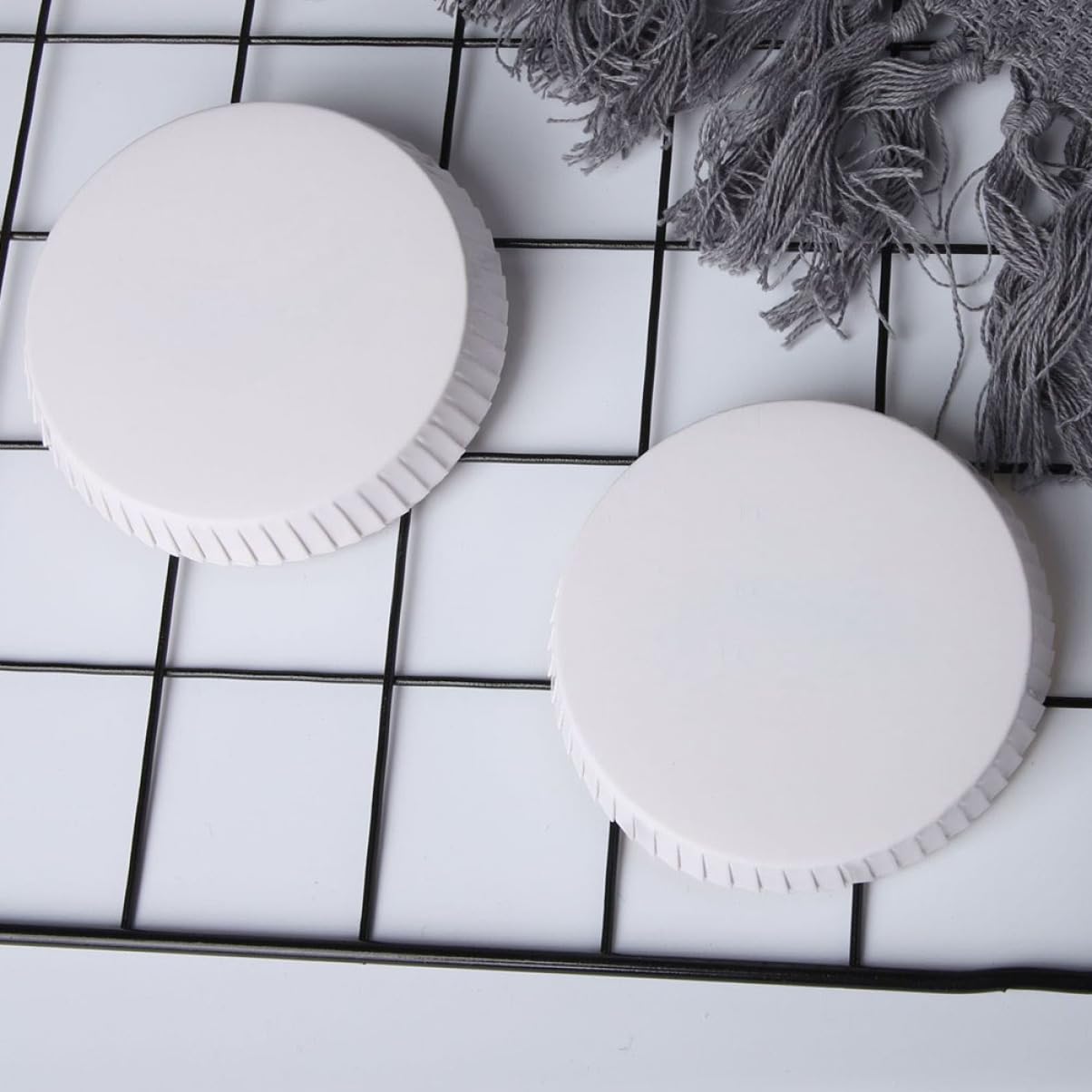 Didiseaon 50pcs Disposable Cup Covers Kitchen Paper Cup Lid Beverage Covers for Home