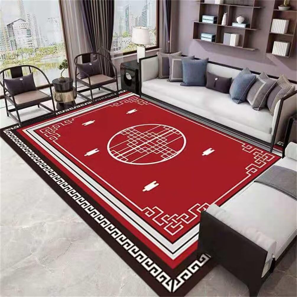 Tapis de chambre lavable doux pour nettoyer facilement les taches