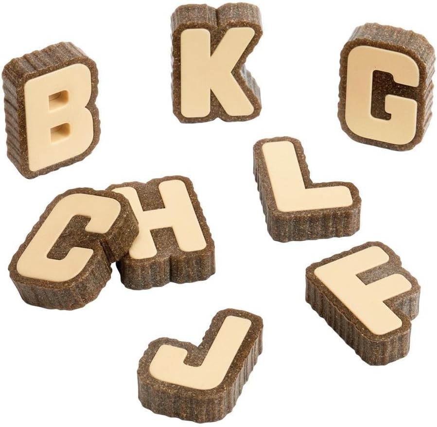 Kaplan Early Learning Bark Block Letters - 36 Pieces