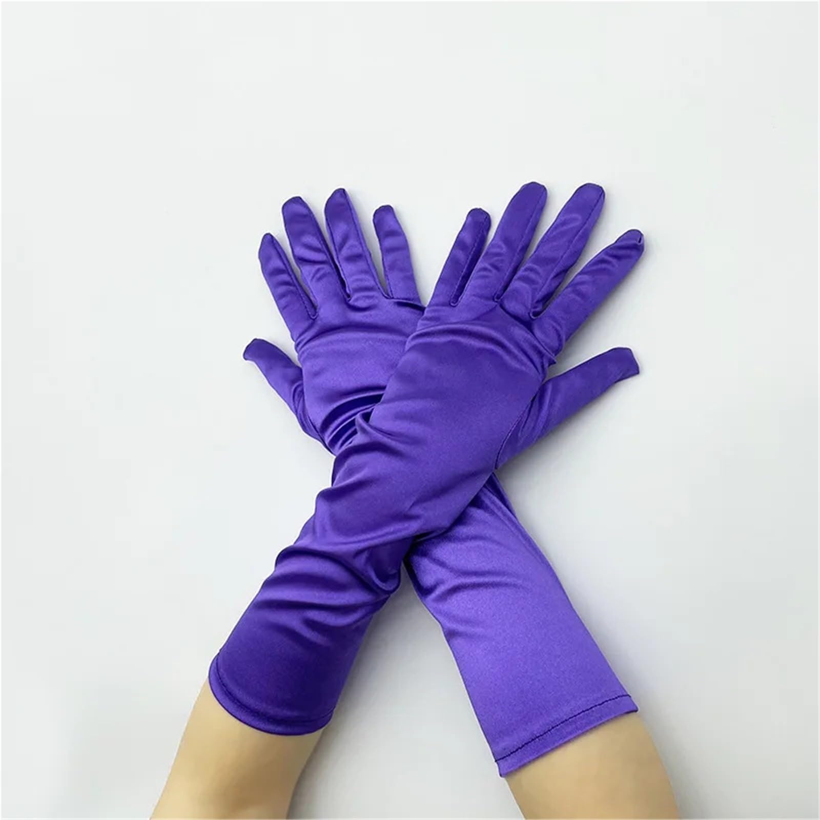 38 CM Satin Lange Satinhandschuhe Für Hochzeiten Und Bankette