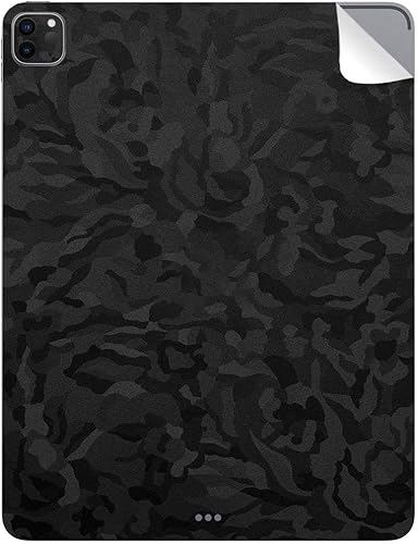 Vista 19 de SopiGuard Skin adhesivo para iPad Pro 2021 de 12.9 pulgadas, modelo A2378 de 5ª generación de precisión de borde a borde trasero y laterales