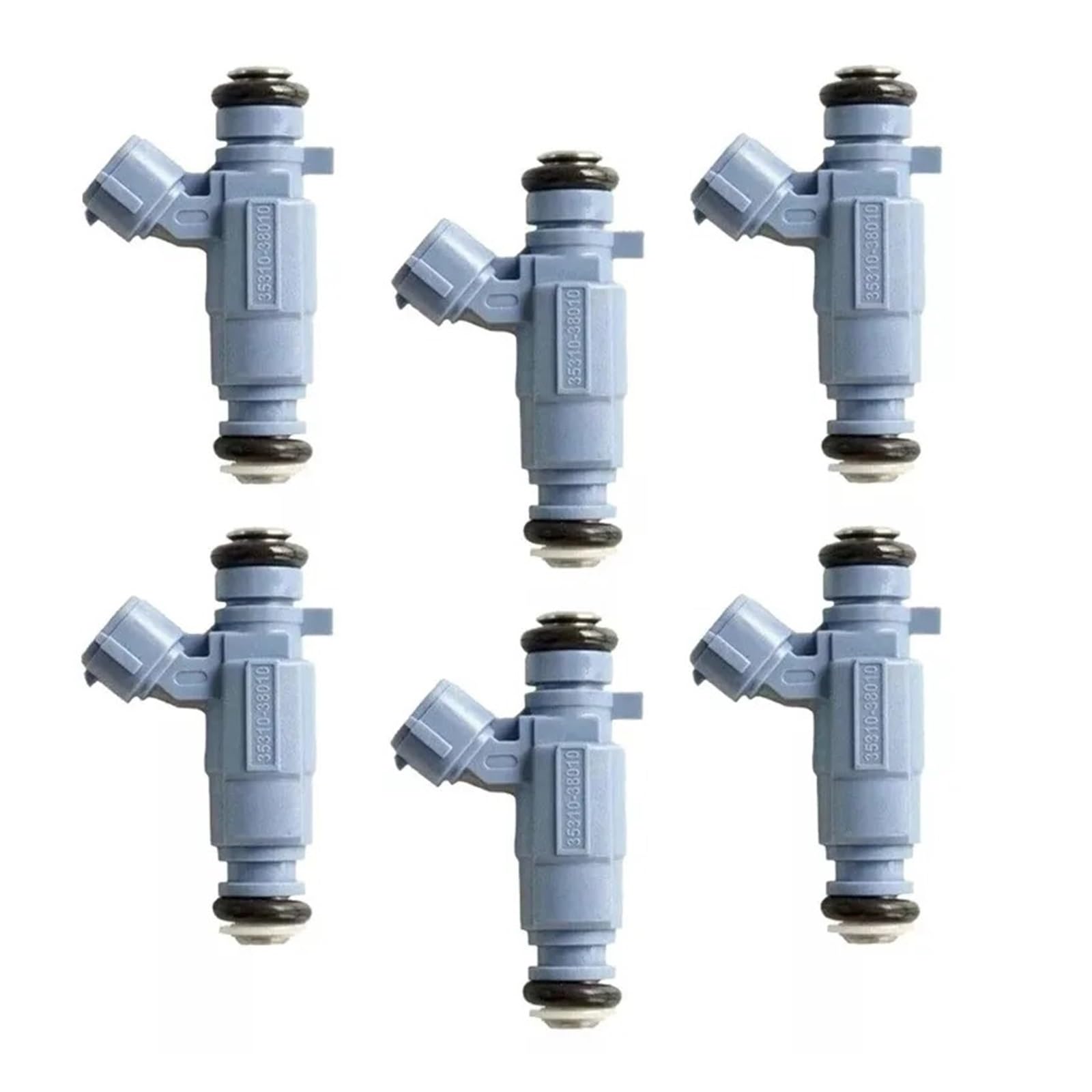 Nwirmtm One Color Injector Fuel For Hyundai For Sonata Xg350 For Santa Fe For Kia Optima For Sorento For Sedona Amanti 3531038010 6Pieces 35310-38010 Fuel Injectors