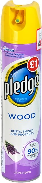 Pledge Dust and Protect Lavender Wood Furniture Polish 250ml