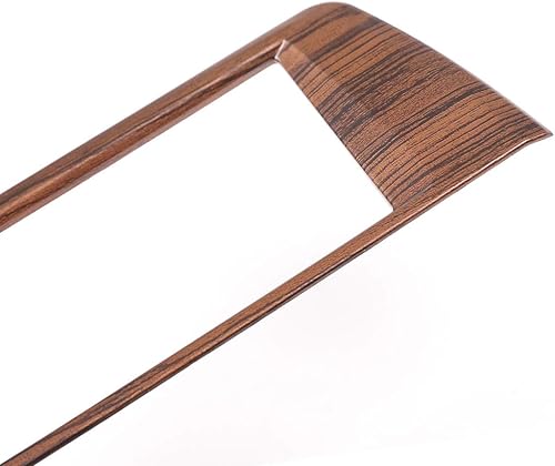 Miniatura 8 de YIWANG ABS cromado central panel de navegación marco cubierta de marco pegatina para BMW X1 F48 2016-2020 accesorios de coche (grano de madera de