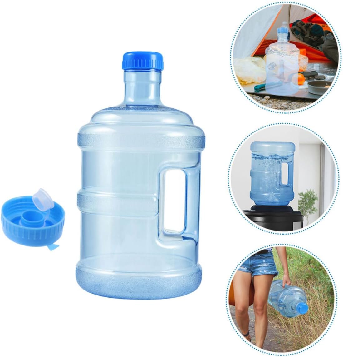 BESPORTBLE 1 Pcs Outdoor Water Jug Car Driving Water Jug Camping Water Container Jug Handle Design (0.8Gallon)
