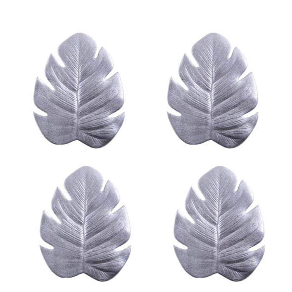 Sets de table argentés lot de 2 flexibles et faciles à nettoyer pour bols et plats mijotés