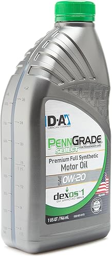 Miniatura 7 de PENN GRADE 1 61526, aceite de motor sintético completo Select Premium SAE 0W-20, 12 cuartos de galón