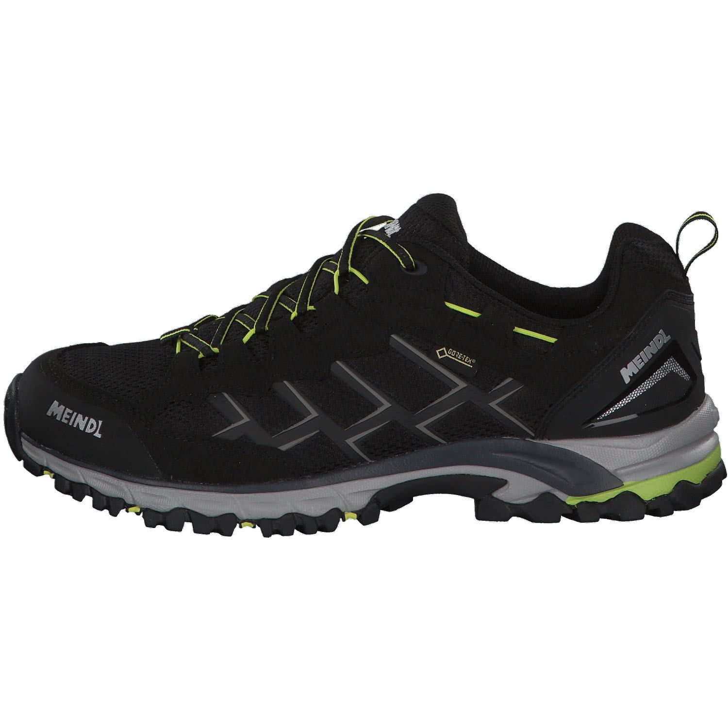 Meindl Adult Leichtwanderschuhe niedriger Schnitt Herren Caribe GTX schwarz