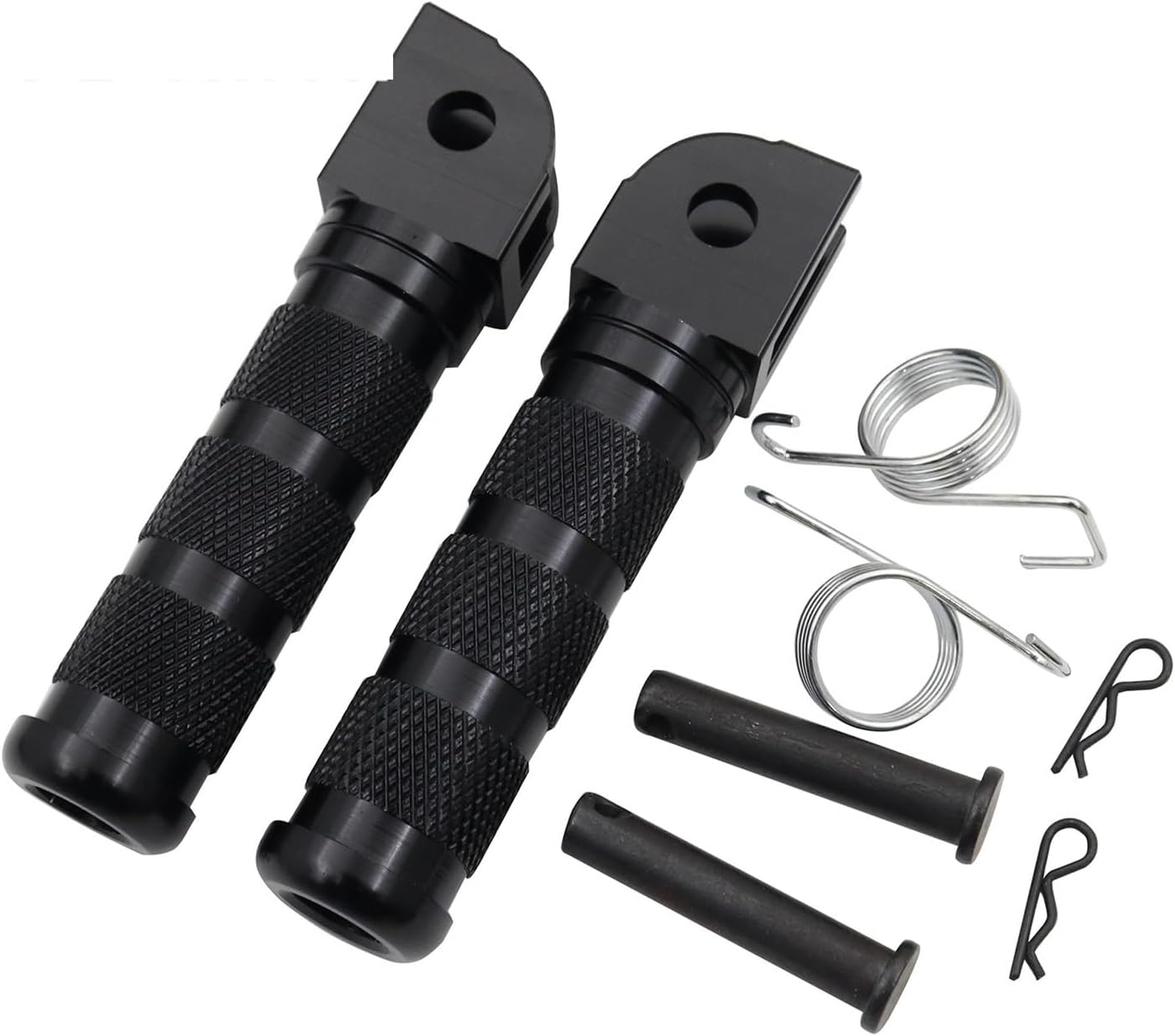 Motorcycle Aluminum Rear Pedal CB650F Dax Monkey Fit For Kawasaki Z125 Fit For Suzuki ATV Bike General Purpose Parts(Silver)