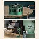 Lipzie USB Rechargeable Foldable Table Fan, Portable Personal Cooling Fan with 3 Speed Settings, Adjustable Height & Angle, Compact Desktop Fan for Home, Office, Study, Travel & Indoor Use gallery image
