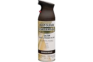 Spray Stain for Wood: Rust-Oleum Universal All Surface Spray Paint in Satin Espresso Brown