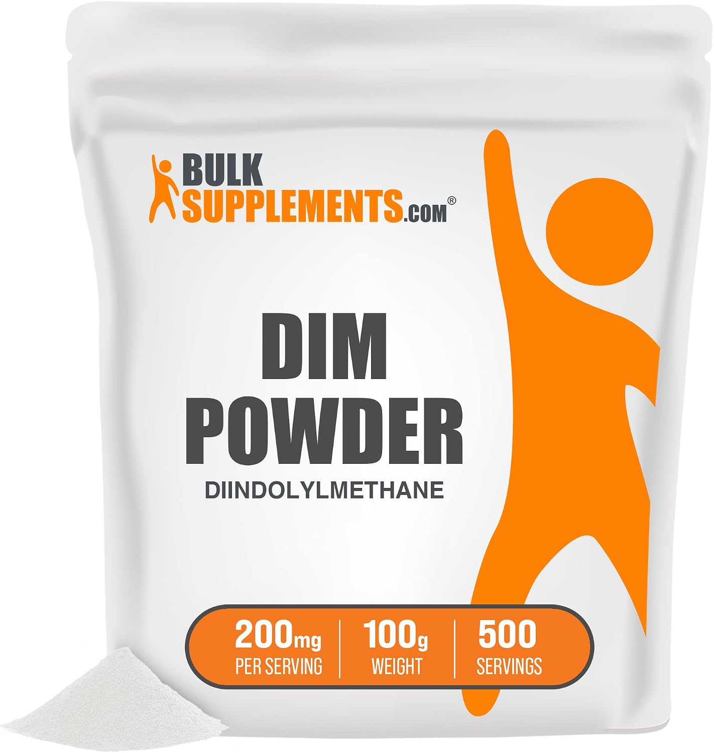 BULKSUPPLEMENTS.COM DIM Powder (Diindolylmethane) - DIM Supplement for Liver Support - Gluten Free, Soy Free Powder - 200mg per Serving, 500 Servings (100 Grams - 3.5 oz)
