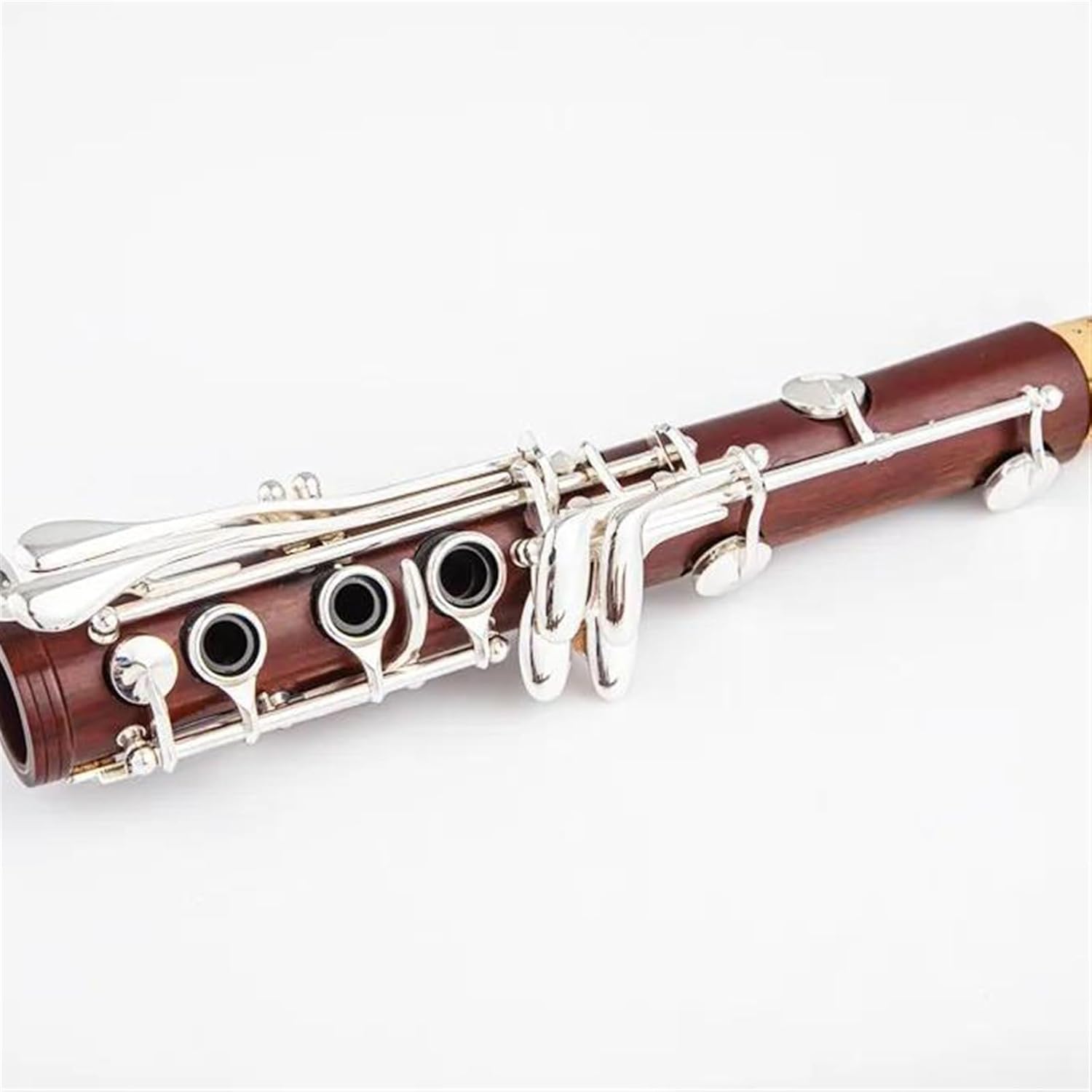 木製プロフェッショナルクラリネット Bb レッドウッド銀メッキキー Sib