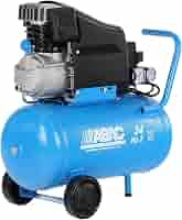 Compresseur Air ABAC Start L20 6L - 2CV, 10 Bars Max, Lubrifié, Mobile Pour Bricolage Et Gonflage