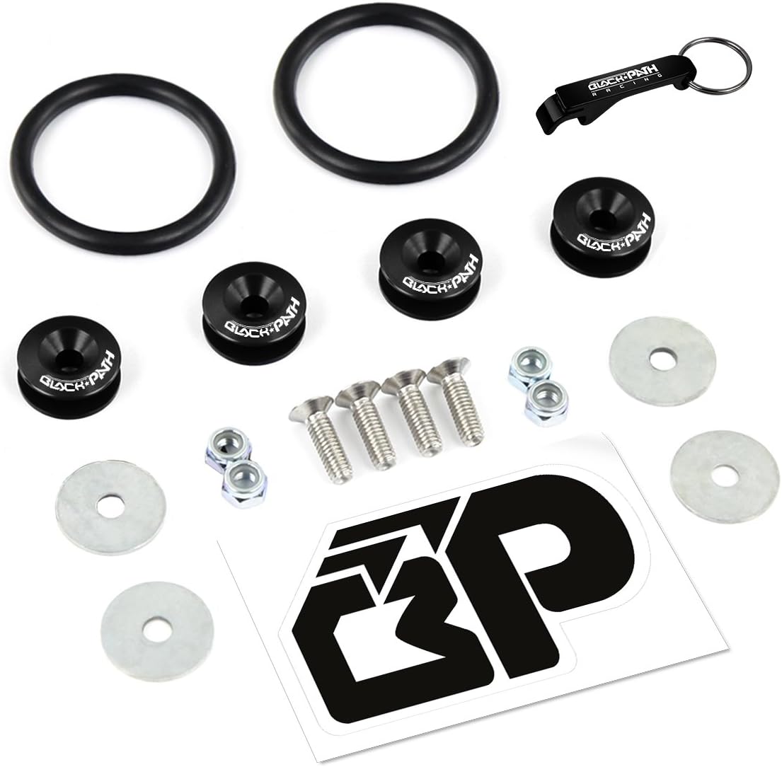 BlackPath - Universal Fitment Body Panel Quick Release Kit (Black) T6 Billet