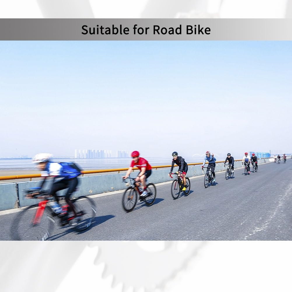 Zestaw korbowy do roweru szosowego 152 mm 165 mm 170 mm zestawy korbowe 130 drążonych zintegrowanych ramion korbowych pasuje do 10-11-biegowego stopu aluminium lekki