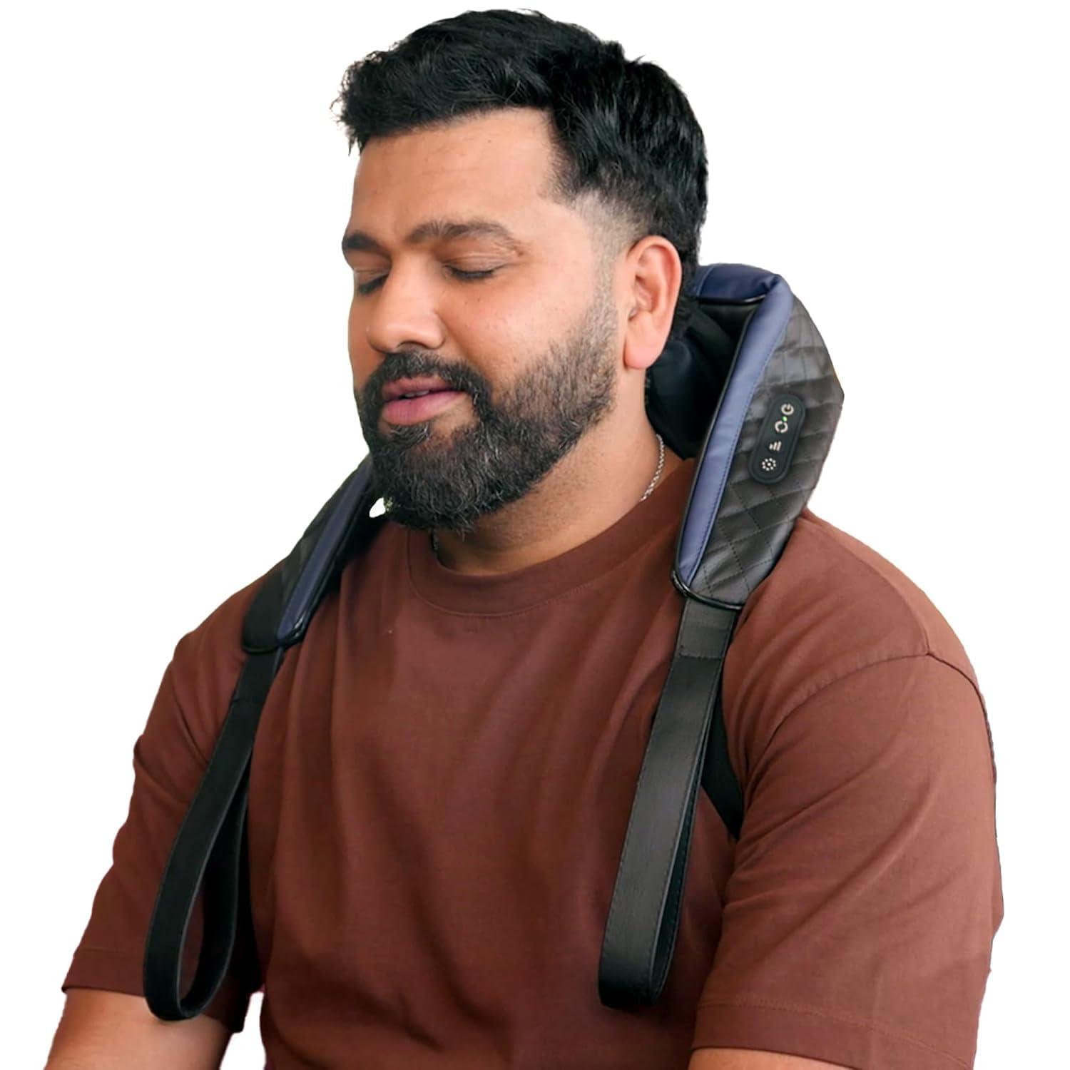 Dr Physio USA 1048 Shiatsu Electric Neck and Back Massager Machine with Infrared Kneading Nodes for Cervical Neck, Shoulder, Back & Body Muscle Pain Relief-picture-11