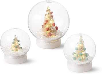 Creative Hobbies Pack of 6 (100mm) 4 Inch DIY Snow Globe Water Globe - Clear Plastic with Screw Off Cap | Perfect for DIY Crafts and Customization