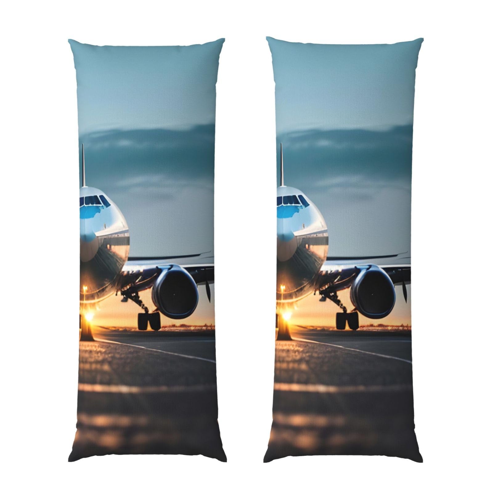 Housse de coussin avion longue taie esthétique respirante en tissu haute qualité douceur